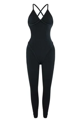 Major Moment Ribbed Knit Jumpsuit Major Moment Ribbed Knit Jumpsuit