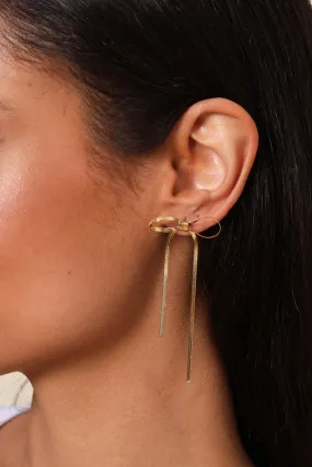 Matty Long Bow Earrings Matty Long Bow Earrings