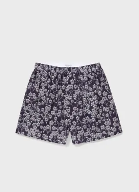 Men's Classic Boxer Shorts in Liberty Fabric in Mitsi Men's Classic Boxer Shorts in Liberty Fabric in Mitsi
