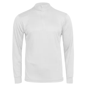 Men's Peach Skins Solid Zip-T - White Men's Peach Skins Solid Zip-T - White