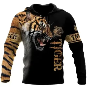 Men's Winter Tiger 3D Print Jumper Casual Sweatshirts Digital Printing Pullover Hoodies Men's Winter Tiger 3D Print Jumper Casual Sweatshirts Digital Printing Pullover Hoodies