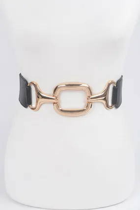 Metal Buckle Stretch Waist Belt Metal Buckle Stretch Waist Belt