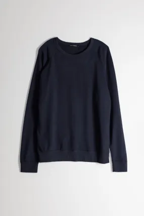 NS2117A-2 250g French Terry Long Sleeve Crew in Navy NS2117A-2 250g French Terry Long Sleeve Crew in Navy