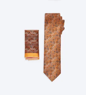 Orange Paisley Tie Orange Paisley Tie