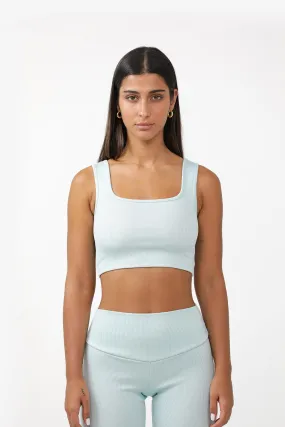 Organic Cotton & Bamboo Ribbed Strap Top Organic Cotton & Bamboo Ribbed Strap Top