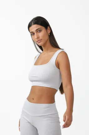 Organic Cotton & Bamboo Ribbed Strap Top Organic Cotton & Bamboo Ribbed Strap Top