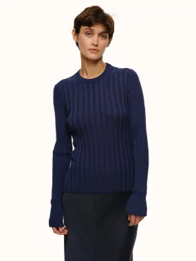 Pania Ribbed Crewneck in Organic Cotton Pania Ribbed Crewneck in Organic Cotton