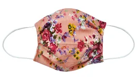 Peach Flower Fabric Face Mask (Child) Peach Flower Fabric Face Mask (Child)