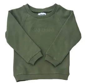 PREMIUM Kids Crewneck in OLIVE PREMIUM Kids Crewneck in OLIVE