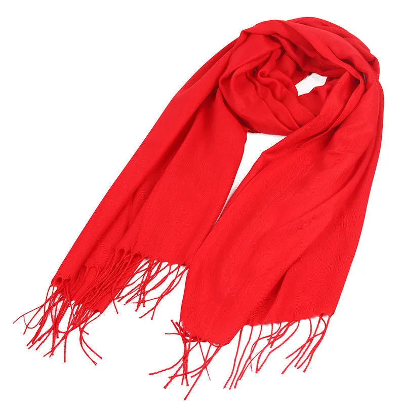 Red Scarf Printed Logo Chinese Red Scarf Embroidered Logo Annual Meeting Activity Party Opening Ceremony Red Scarf