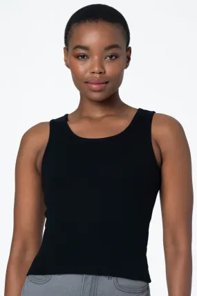 Ribbed Crop Tank _ 143375 _ Black Ribbed Crop Tank _ 143375 _ Black