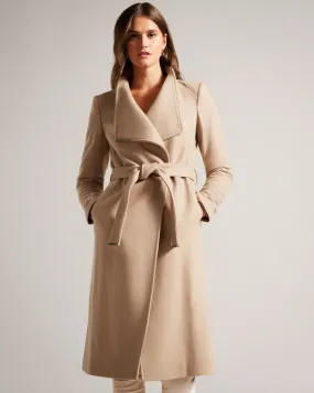 Rose Wool Wrap Coat Camel Rose Wool Wrap Coat Camel