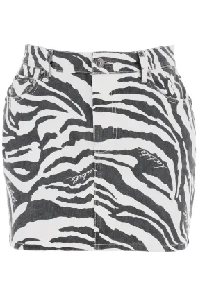 ROTATE denim zebra print mini ROTATE denim zebra print mini