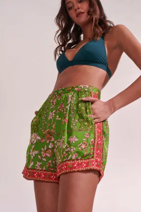 Short Isabelle - Green Botanique Short Isabelle - Green Botanique
