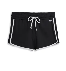 Swim High Waisted Boy Short - Black Novelty Swim High Waisted Boy Short - Black Novelty