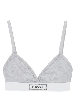 VERSACE '90s logo ribbed bralette VERSACE '90s logo ribbed bralette