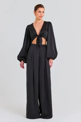 Vicky Black Tie Top Vicky Black Tie Top
