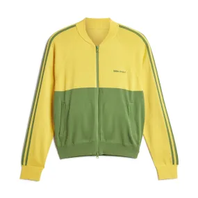 Wales Bonner New Knit Track Top 'Bold Gold Crew Green'   Wales Bonner New Knit Track Top 'Bold Gold Crew Green'