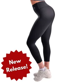 Women's Compression 7/8 Leggings - Black Women's Compression 7/8 Leggings - Black