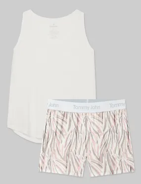 Women's Second Skin Sleep Pocket Tank & Short Set Women's Second Skin Sleep Pocket Tank & Short Set