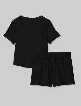 Women's Second Skin Sleep Pocket Tee & Short Set Women's Second Skin Sleep Pocket Tee & Short Set
