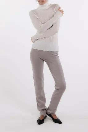 WOOL RIBBED TURTLENECK WOOL RIBBED TURTLENECK
